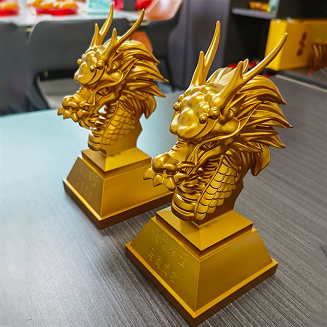 飛龍乘云，馬到成功鋁件