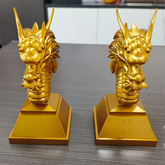 飛龍乘云，馬到成功鋁件